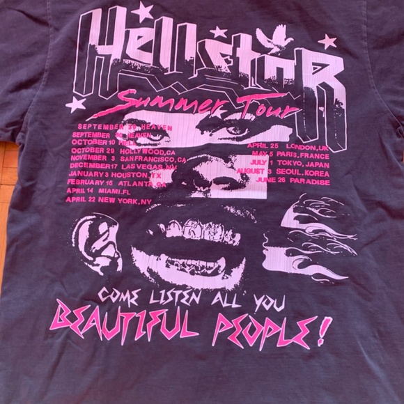 HELLSTAR- summer tour tee shirt - Picture 2 of 4